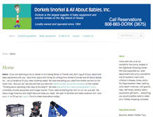 Tablet Screenshot of dorkelsrental.com